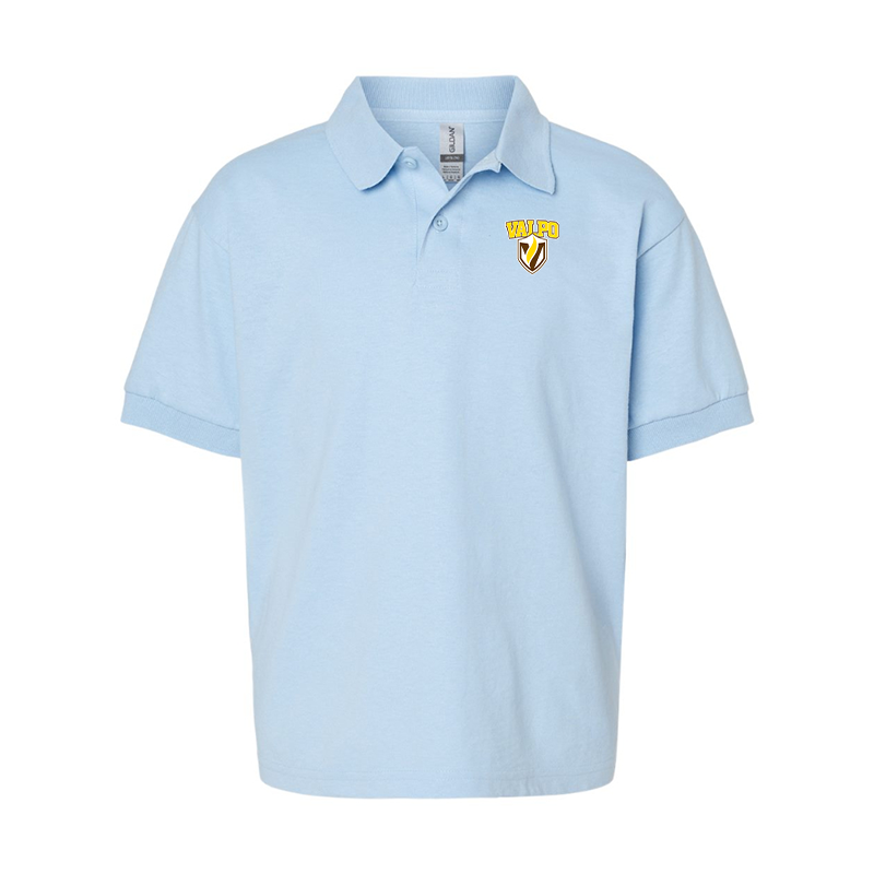 Youth Valparaiso Crusaders Gildan Dry Blend Jersey Polo